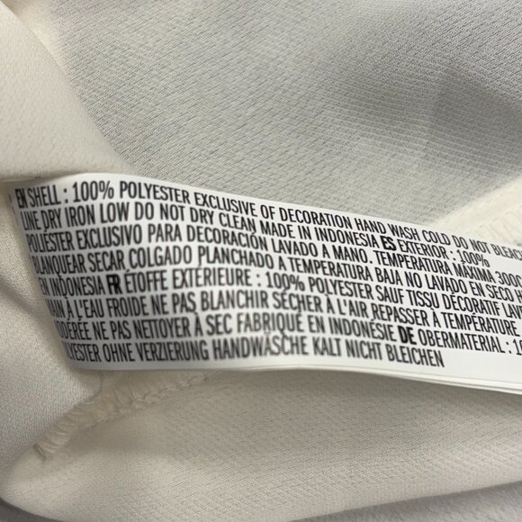 Forever 21 Contemporary Cream Tank with Lace inserts Size Small EUC - Picture 7 of 7